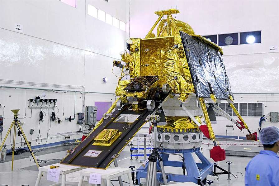 Индия начала подготовку к посадке своей третьей лунной миссии «Чандраян-3»