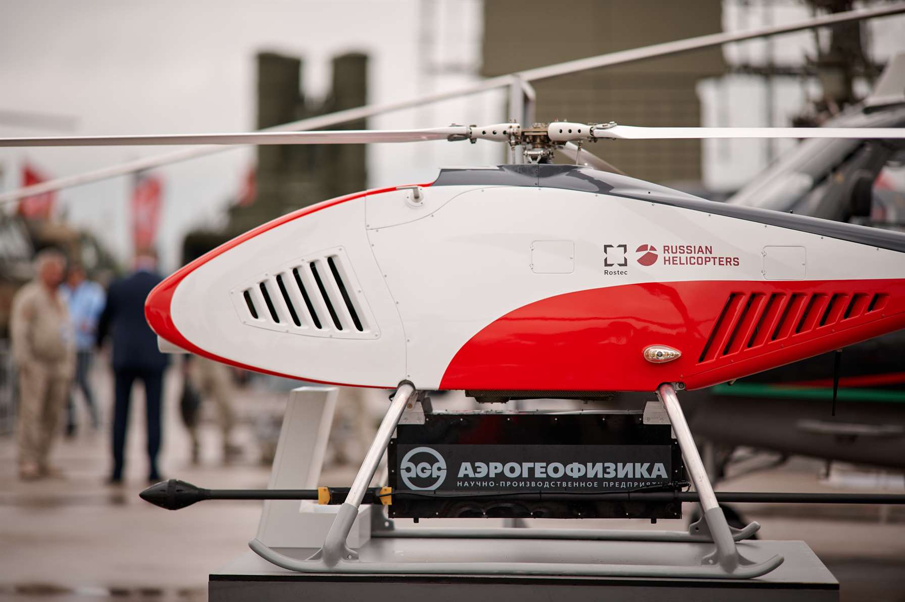 На форуме «Армия-2023» показали беспилотный вертолет БАС-200