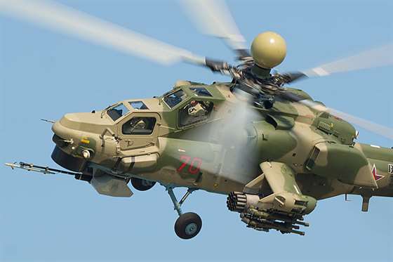 В Крыму разбился военный вертолет Ми-28, погибли два летчика