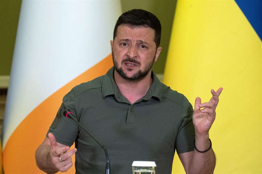 Зеленский отрицает причастность Украины к крушению самолета Пригожина