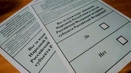В Запорожской области 93% проголосовавших 23 сентября поддержали вхождение в РФ