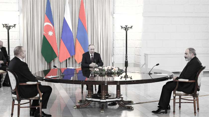 Путин, Алиев и Пашинян в Сочи приняли совместное заявление