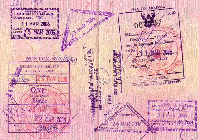 паспорт с визами