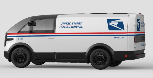 Почтовая служба США электрофургон